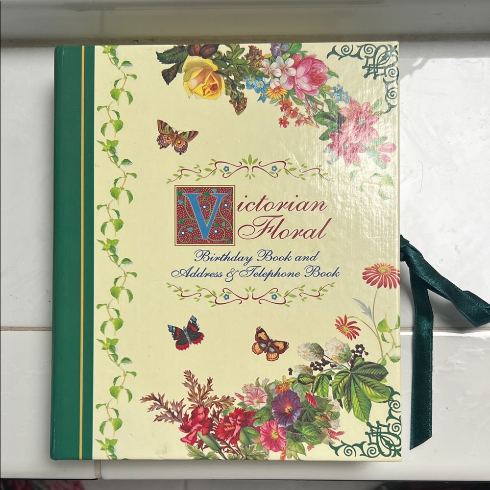 Victorian Floral Birthday and Address Book